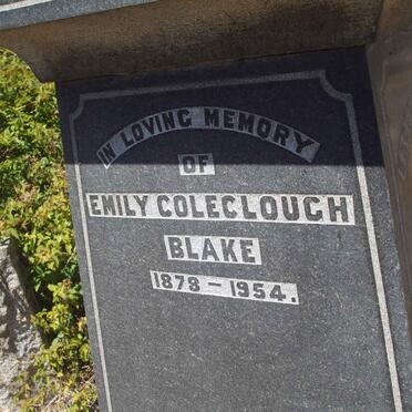 BLAKE Emily Coleclough 1878-1954