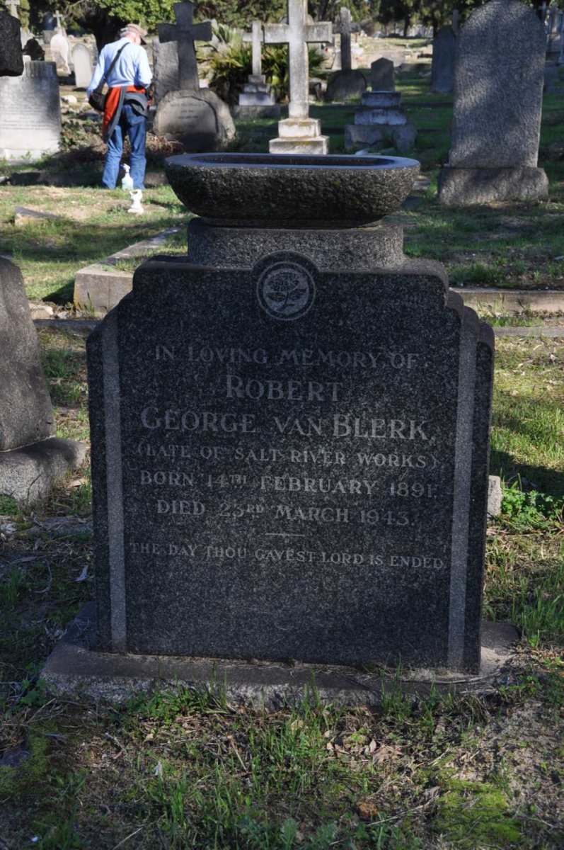 BLERK Robert George, van 1891-1943