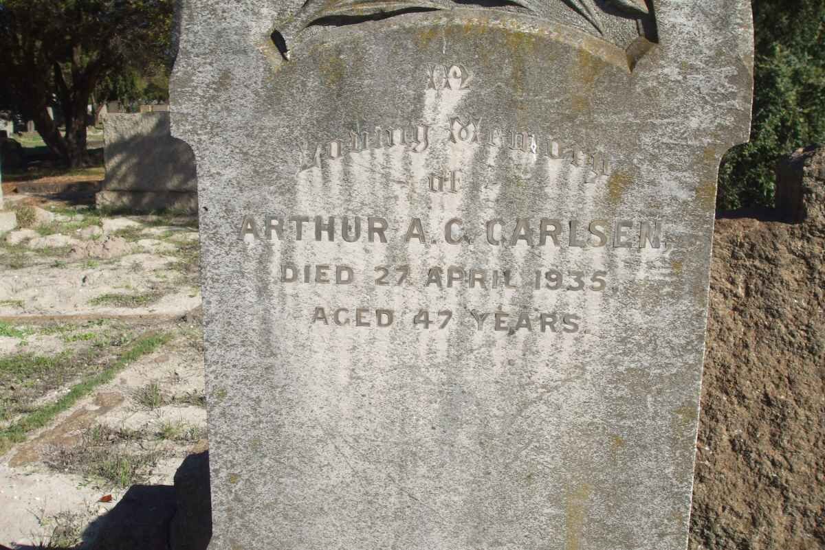 CARLSEN Arthur A.C. -1935