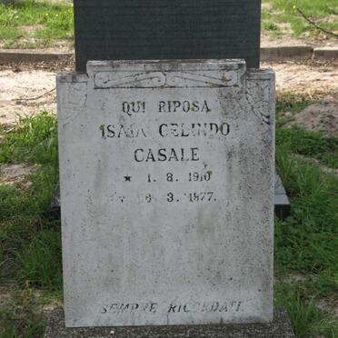 CASALE Isaia Celindo 1910-1977