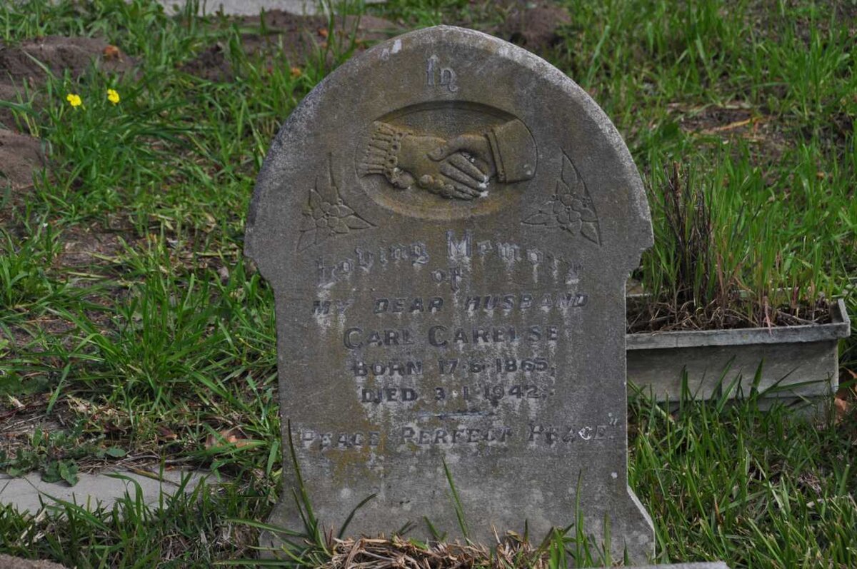 CARELSE Carl 1865-1942 :: CARELSE Helena -1944 :: SEPTEMBER Rena Mavis nee WILLIAMS -1929 :: CARELSE Carl ?