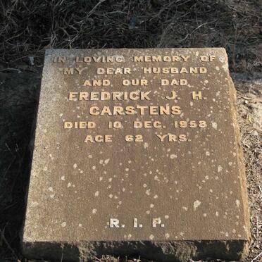 CARSTENS Fredrick J.H. -1958