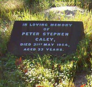 CALEY Peter Stephen -1954