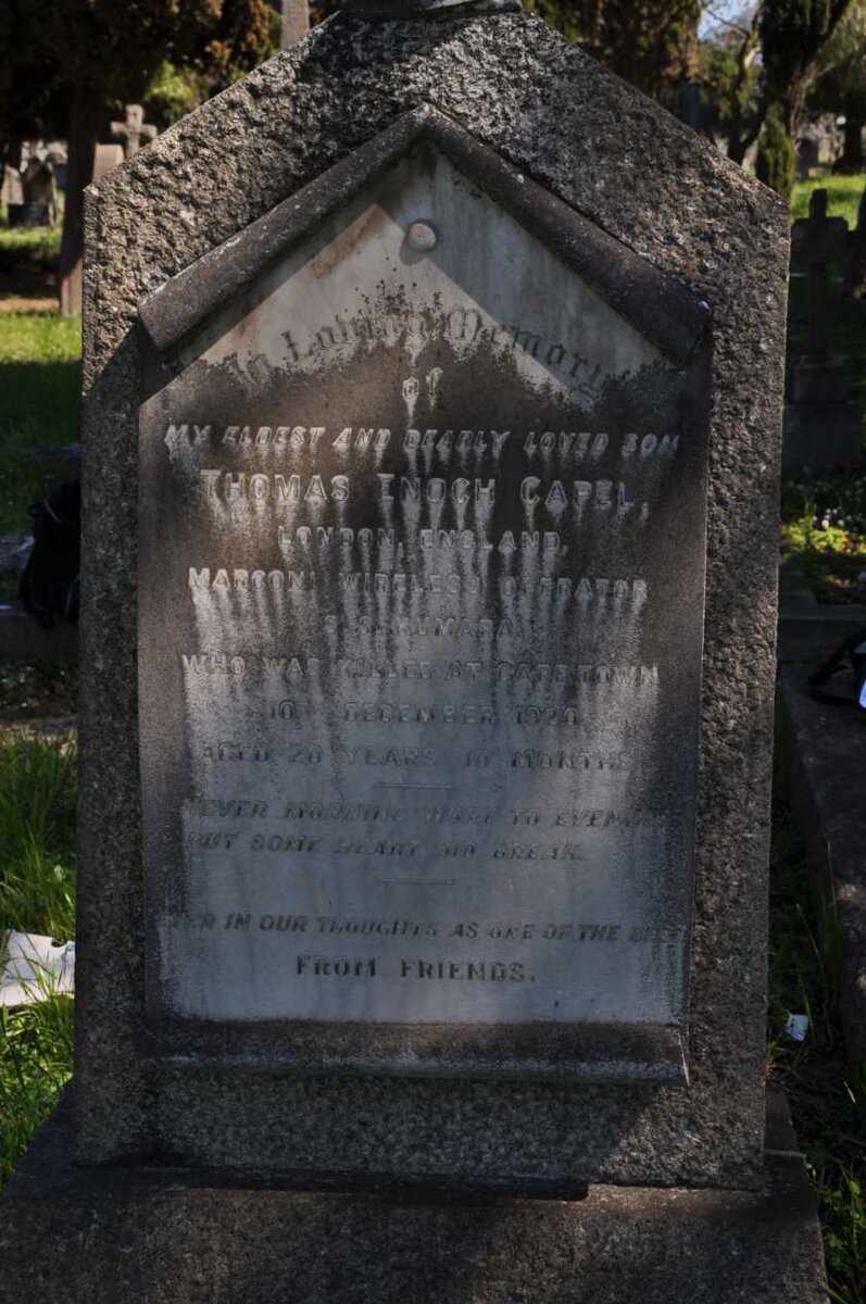 CAPEL Thomas Inoch -1920