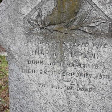 CHAPLIN Maria 1871-1914