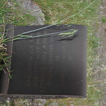 CHARLES Andrew Fred 1896-1954