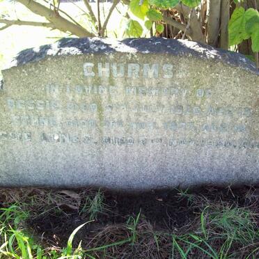 CHURMS Bessie -1920 :: CHURMS Ethne -1927 :: CHURMS Bessie Agnes -1950