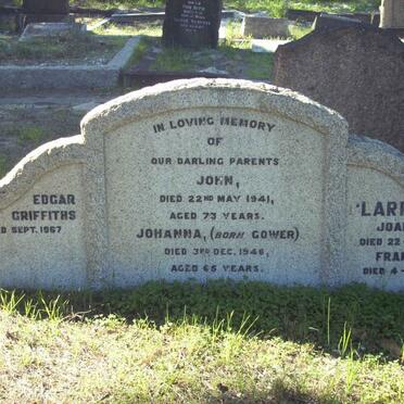 CLARK John  -1941 &amp; Johanna GOWAR  -1946