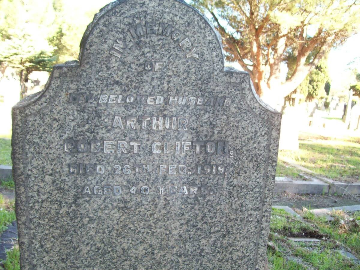 CLIFTON Arthur Robert -1919