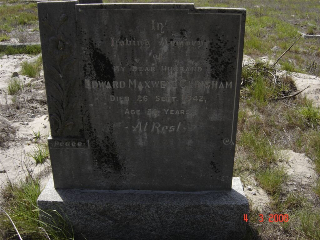 CLINGHAM Edward Maxwell -1942