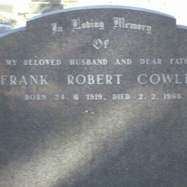 COWLEY Frank Robert 1919-1966