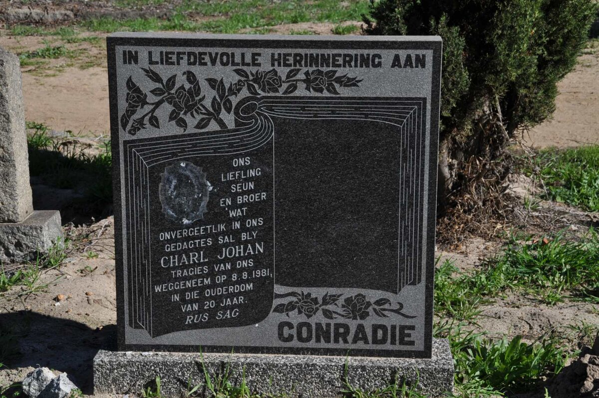 CONRADIE Charl Johan -1981