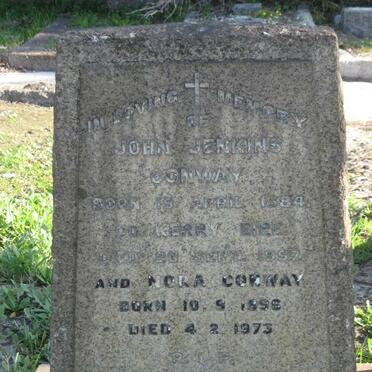 CONWAY John Jenkins 1884-1957 &amp; Nora 1896-1973