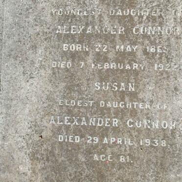 CONNOR John F. 1858-1903 :: CONNOR Mary 1865-1922 :: CONNOR Susan -1938  