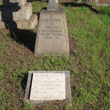 COCK-COLLINS Cecil S.C. -1952 :: COCK-COLLINS Lucy Magdalene nee HART 1898-1981