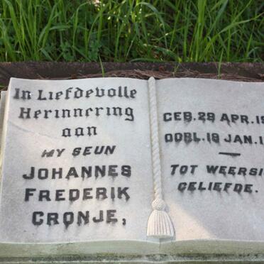 CRONJE Johannes Frederik 1923-1951