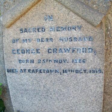 CRAWFORD George 1886-1913