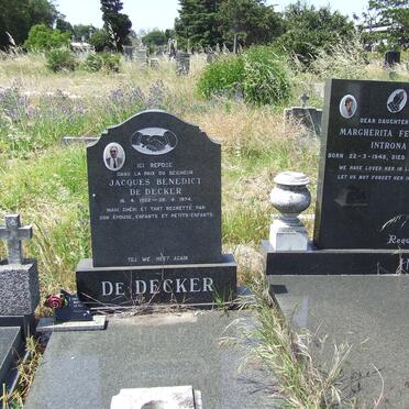 DECKER Jacques Benedict, de 1902-1974