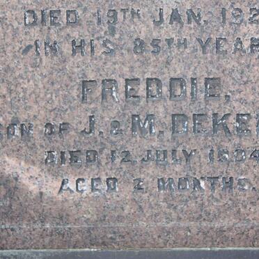DEKENAH Freddie -1904