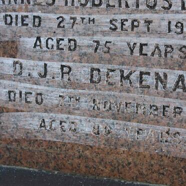 DEKENAH D.J.R. -1948