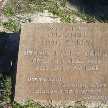 DENNIS George Barry 1958-1958