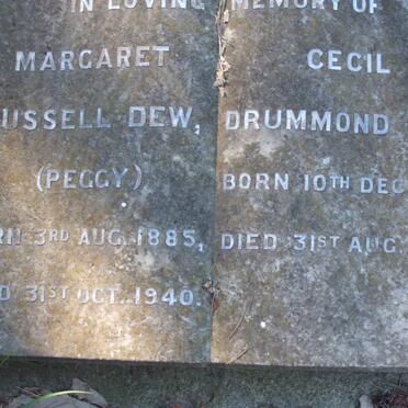 DEW Cecil 1875-1949 &amp; Margaret Russell 1885-1940