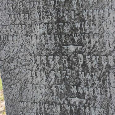 DEVERY Joseph 1837-1903 :: DEVERY Maria Cathrine 1848-1898 