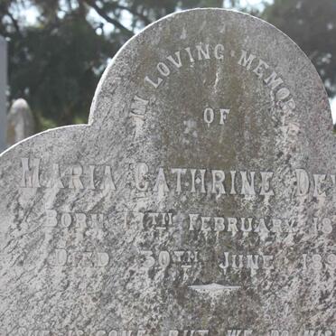 DEVERY Maria Cathrine 1848-1898