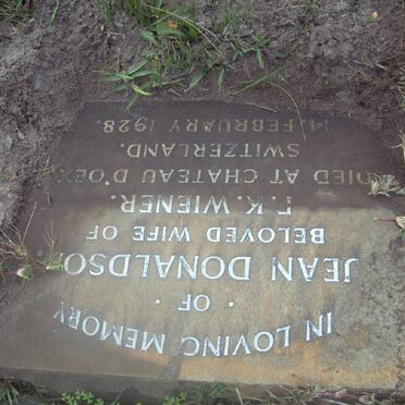 DONALDSON Jean -1928