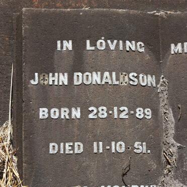 DONALDSON John 1889-1951