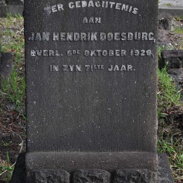 DOESBURG Jan Hendrik -1928