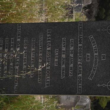 DOLLER Hermann Robert Carl 1873-1940 &amp; Rosina Ida WALTER 1877-1961 :: DOLLER Reseda Rosina 1907-1947