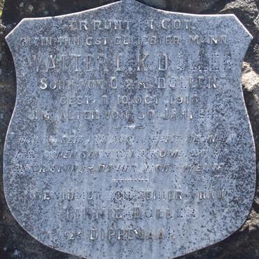 DOLLER Walter E.K. -1918