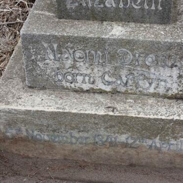 DREW Elizabeth Naomi nee CAFFYN 1841-1941