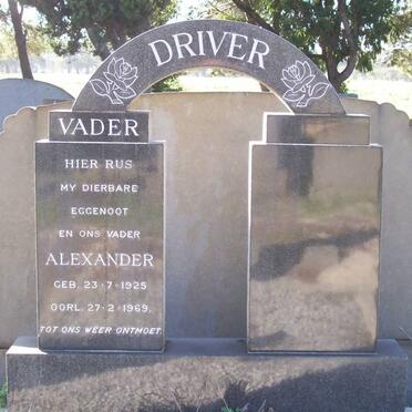 DRIVER Alexander 1925-1969