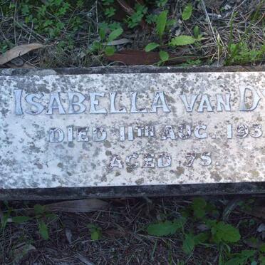 DYK James, van -1984 :: VAN DYK Alice Maria -1958 :: VAN DYK Isabella -1935