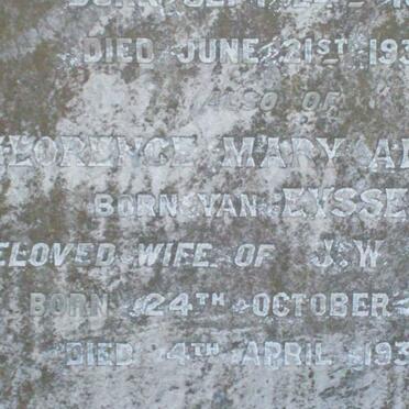 EKERMANS :: VAN EYSSEN :: ALDER