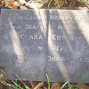 ENSLIN Clara nee JEPPE 1884-1953