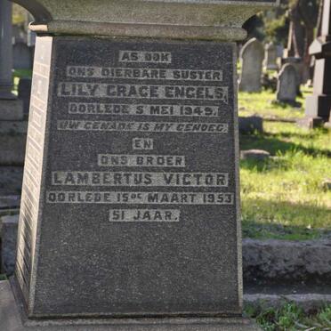 ENGELS Lily Grace -1949 :: ENGELS Lambertus Victor -1953