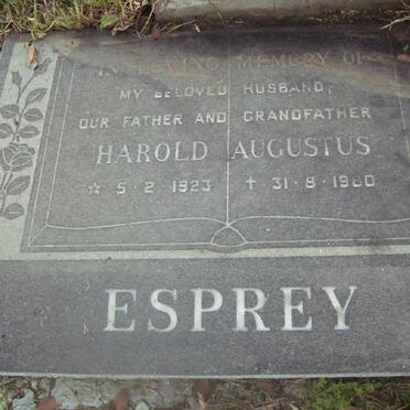 ESPREY Harold Augustus 1923-1980