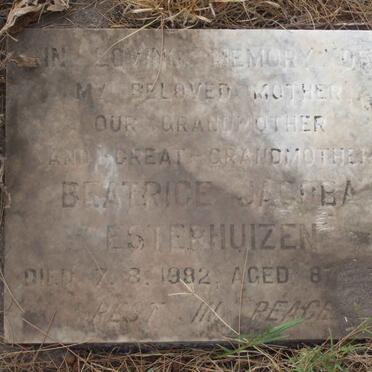 ESTERHUIZEN Beatrice Jacoba -1982