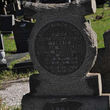 ESTERHUYSEN Deborah Magdalena Smuts nee BOSMAN 1921-1942