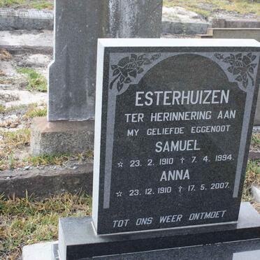 ESTERHUIZEN Samuel 1910-1994 &amp; Anna 1910-2007