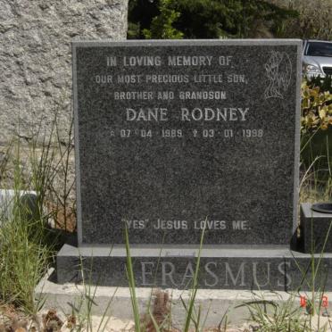 ERASMUS Dane Rodney 1898-1998