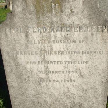 ERIKSEN Emil Ferdinand -1893