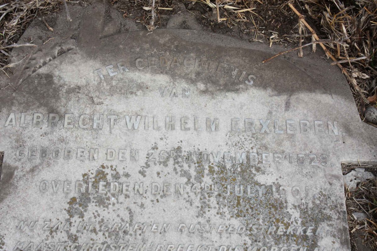 ERXLEBEN Albrecht Wilhelm 1829-1901