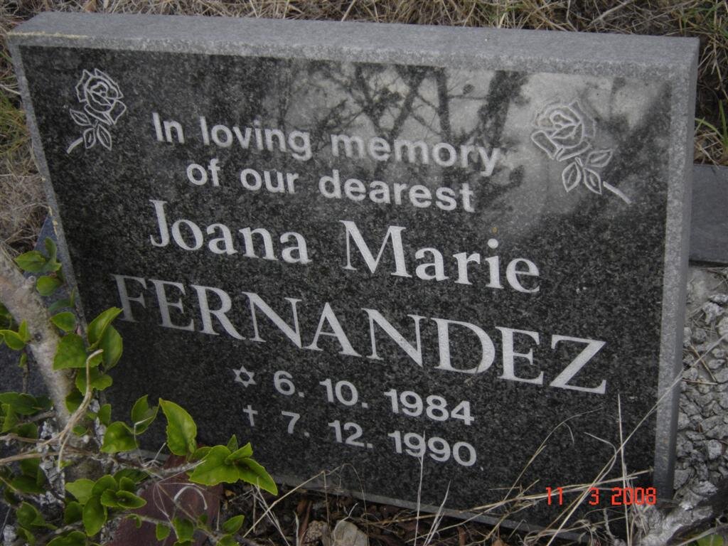 FERNANDEZ Joana Marie 1984-1990