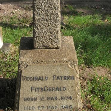 FITSGERALD Reginald Patrick 1874-1945
