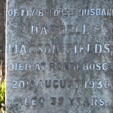 FIELDS Darrell Magson -1930