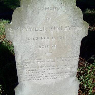 FINLAY Alexander -1913